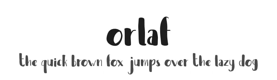Orlaf by Subectype & Orenari — Script Handwritten Font