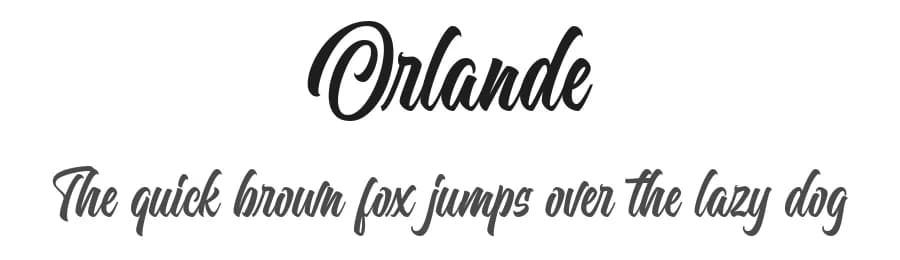 Orlande by Blankids — Script Handwritten Font