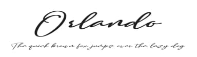 Orlando by Fadhil Aqsa — Script Handwritten Font — thumbnail 1
