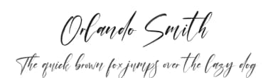 Orlando Smith by Perspectype Studio - Letterena.com — Script Handwritten Font — thumbnail 1