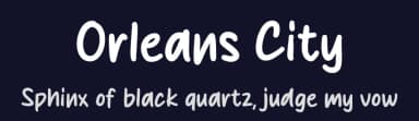 Orleans City by MJType — Script Handwritten Font — thumbnail 2