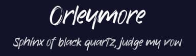 Orleymore by Allouse Studio — Script Handwritten Font — thumbnail 2