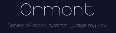 Ormont by Youssef Habchi — Sans Serif Font — thumbnail 2