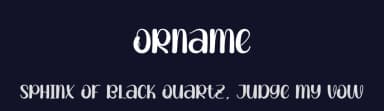 Orname by Andi Moz — Script Handwritten Font — thumbnail 2