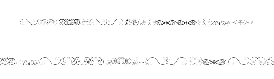 Ornametss TFB by zanatlija — Dingbats Font