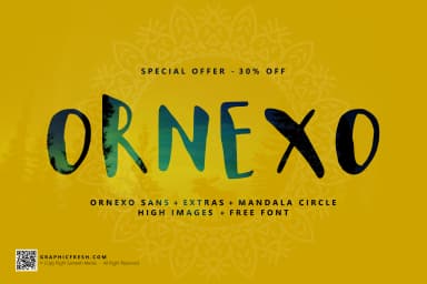 Ornexo Font by Graphicfresh — Script Handwritten Font — thumbnail 1