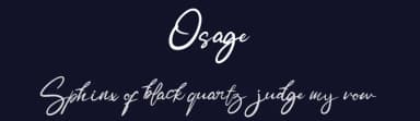Osage by Vunira Design — Script Handwritten Font — thumbnail 2