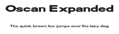 Oscan Expanded by Afkari Studio — Sans Serif Font — thumbnail 1