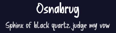 Osnabrug by Twin Rizki — Script Handwritten Font — thumbnail 2