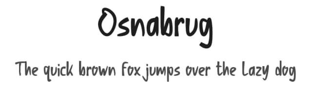 Osnabrug by Twin Rizki — Script Handwritten Font
