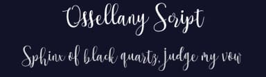 Ossellany Script by Aqeela Studio — Script Handwritten Font — thumbnail 2
