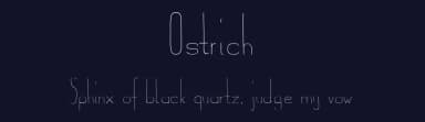 Ostrich by Patric Sterrantino — Script Handwritten Font — thumbnail 2