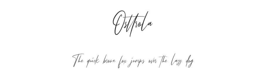 Osttrola by Maulana Creative — Script Handwritten Font