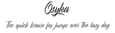 Osyka by VinType — Script Handwritten Font — thumbnail 1