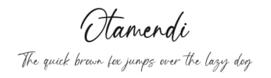 Otamendi by Pen Culture — Script Handwritten Font — thumbnail 1