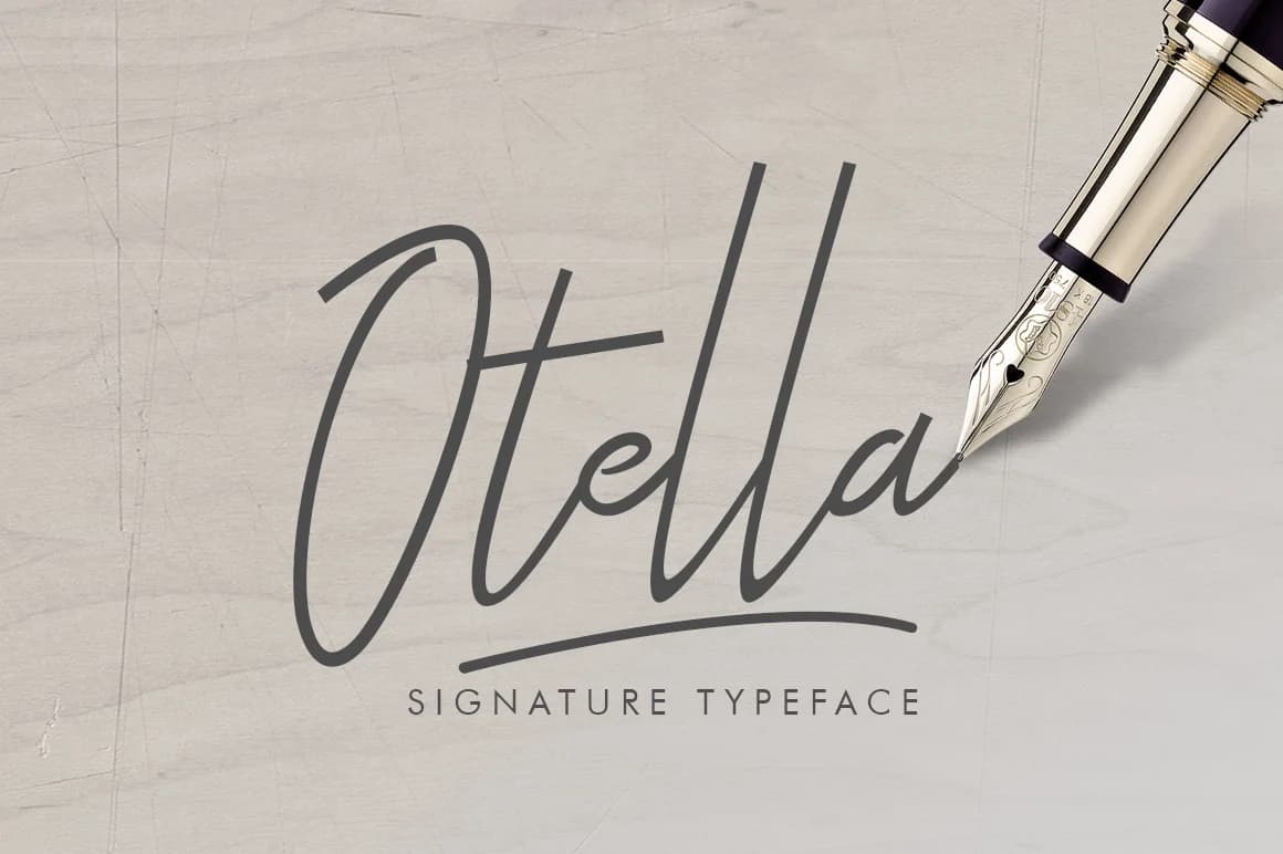 Otella Signature Font by Khurasan — Script Handwritten Font