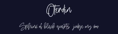 Oterdin by Maulana Creative — Script Handwritten Font — thumbnail 2