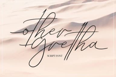 Other Grettha Font by Masha Artifex — Script Handwritten Font — thumbnail 1