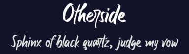 Otherside by !bey Design — Script Handwritten Font — thumbnail 2