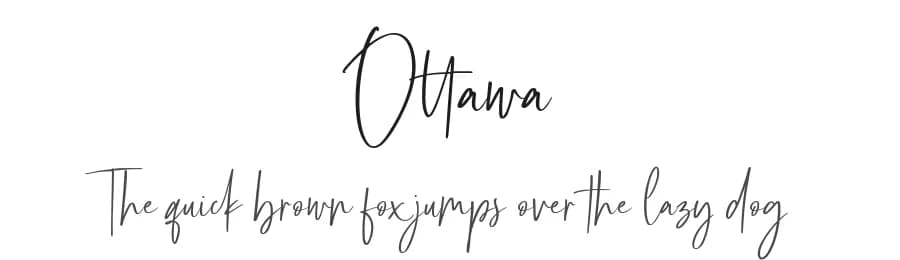 Ottawa by Letteralle Studios — Script Handwritten Font — preview 1