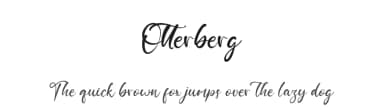 Otterberg by Vztype Studio — Script Handwritten Font — thumbnail 1