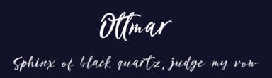Ottmar by Beningtype by. Letteratom — Script Handwritten Font — thumbnail 2
