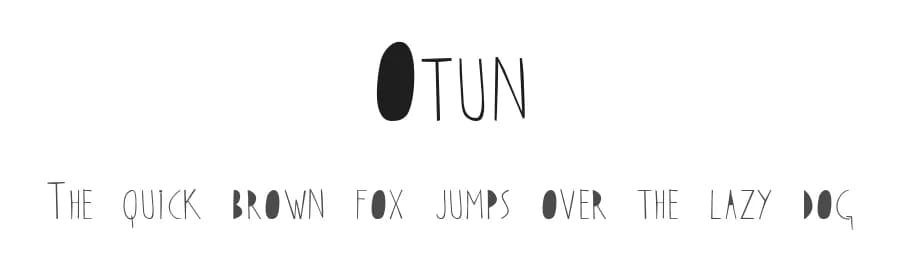 Otun by Rita Escobar — Script Handwritten Font