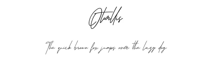 Oturllis by Maulana Creative — Script Handwritten Font