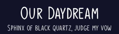 Our Daydream by Md Shohail Bhuian — Script Handwritten Font — thumbnail 2