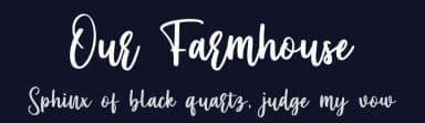 Our Farmhouse by Bearytype — Script Handwritten Font — thumbnail 2