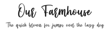 Our Farmhouse by Bearytype — Script Handwritten Font — thumbnail 1