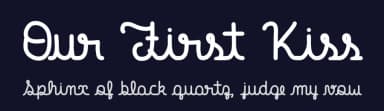 Our First Kiss by skomii — Script Handwritten Font — thumbnail 2