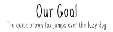 Our Goal by Md Shohail Bhuian — Script Handwritten Font — thumbnail 1