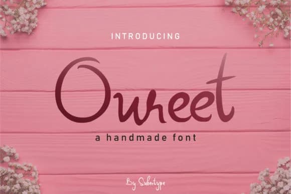 Oureet Font by Subectype — Script Handwritten Font