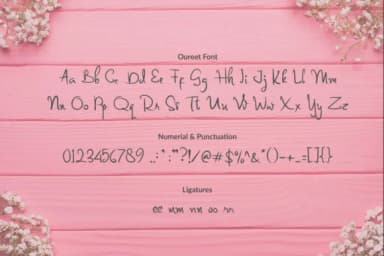 Oureet Font by Subectype — Script Handwritten Font — thumbnail 8