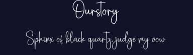 Ourstory by Scratchones — Script Handwritten Font — thumbnail 2