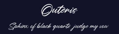 Outeris by Maulana Creative — Script Handwritten Font — thumbnail 2