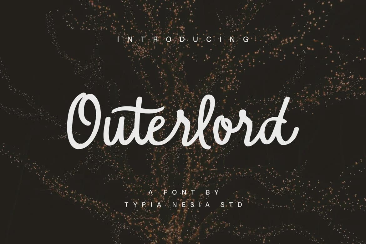 Outerlord Font by Typia Nesia — Script Handwritten Font — preview 1