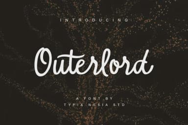 Outerlord Font by Typia Nesia — Script Handwritten Font — thumbnail 1