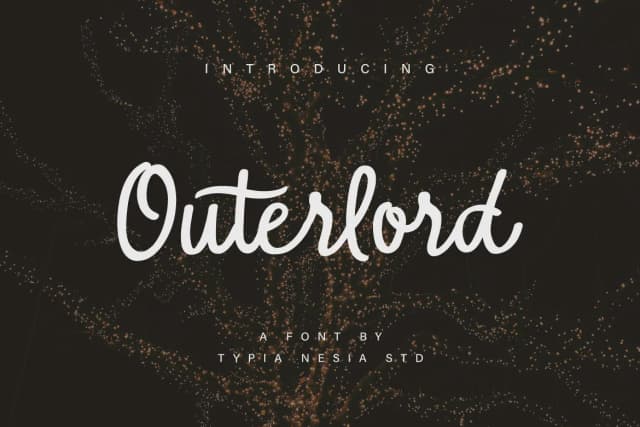 Outerlord Font by Typia Nesia — Script Handwritten Font