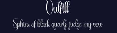 Outfill by Andi Moz — Script Handwritten Font — thumbnail 2