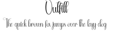 Outfill by Andi Moz — Script Handwritten Font — thumbnail 1