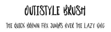 Outistyle Brush by Dikas Studio — Script Handwritten Font — thumbnail 1