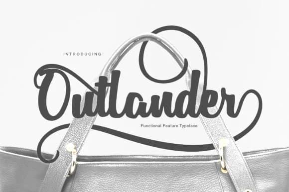 Outlander Font by BONJOURTYPE — Script Handwritten Font
