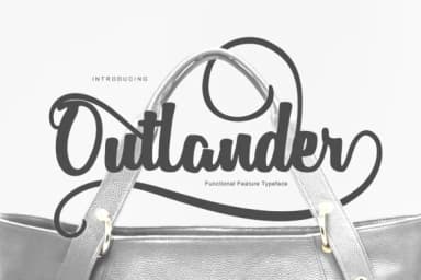 Outlander Font by BONJOURTYPE — Script Handwritten Font — thumbnail 1