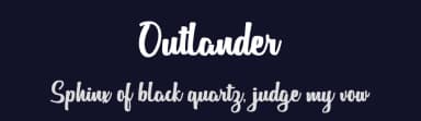 Outlander by Bonjour Type — Script Handwritten Font — thumbnail 2