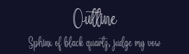 Outline by Hardiboy Design — Script Handwritten Font — thumbnail 2