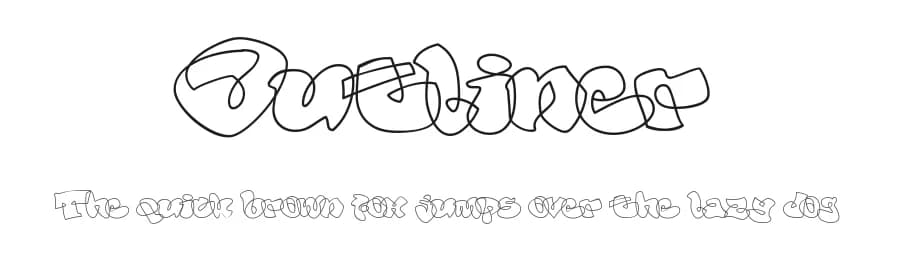 Outliner by Field 2 Design — Script Handwritten Font