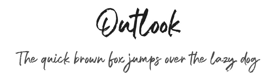 Outlook by Weape Studio — Script Handwritten Font — preview 1