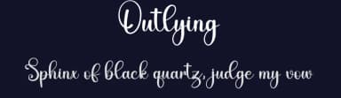 Outlying by Harlek Studio — Script Handwritten Font — thumbnail 2